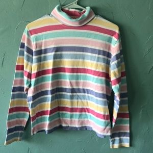 Multicolored turtleneck
